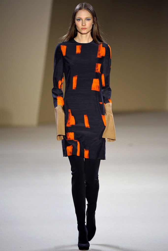 black cotton fitted straight-leg pants