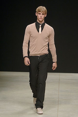 black cotton fitted zippered pants