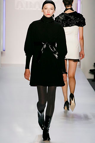 black mini dress with boots