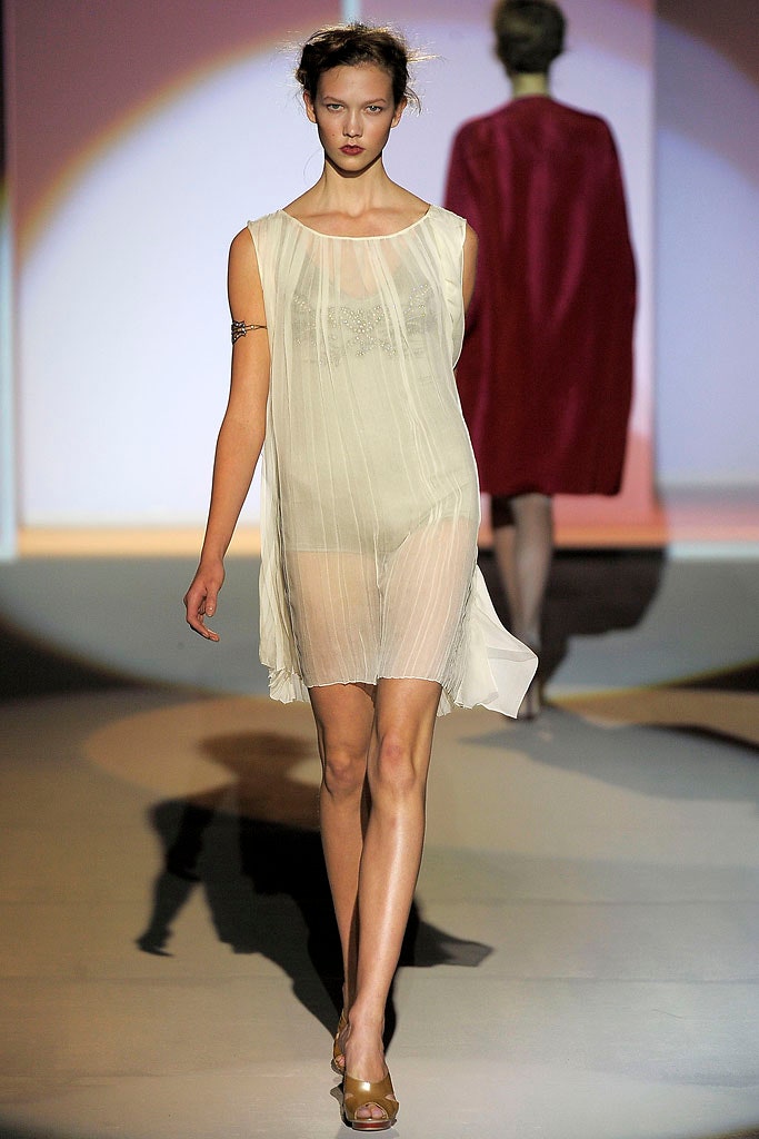 white silk sleeveless v-neck fitted pleated sheer dress