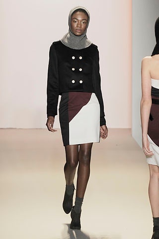black wool long-sleeve collared fitted buttoned jacket