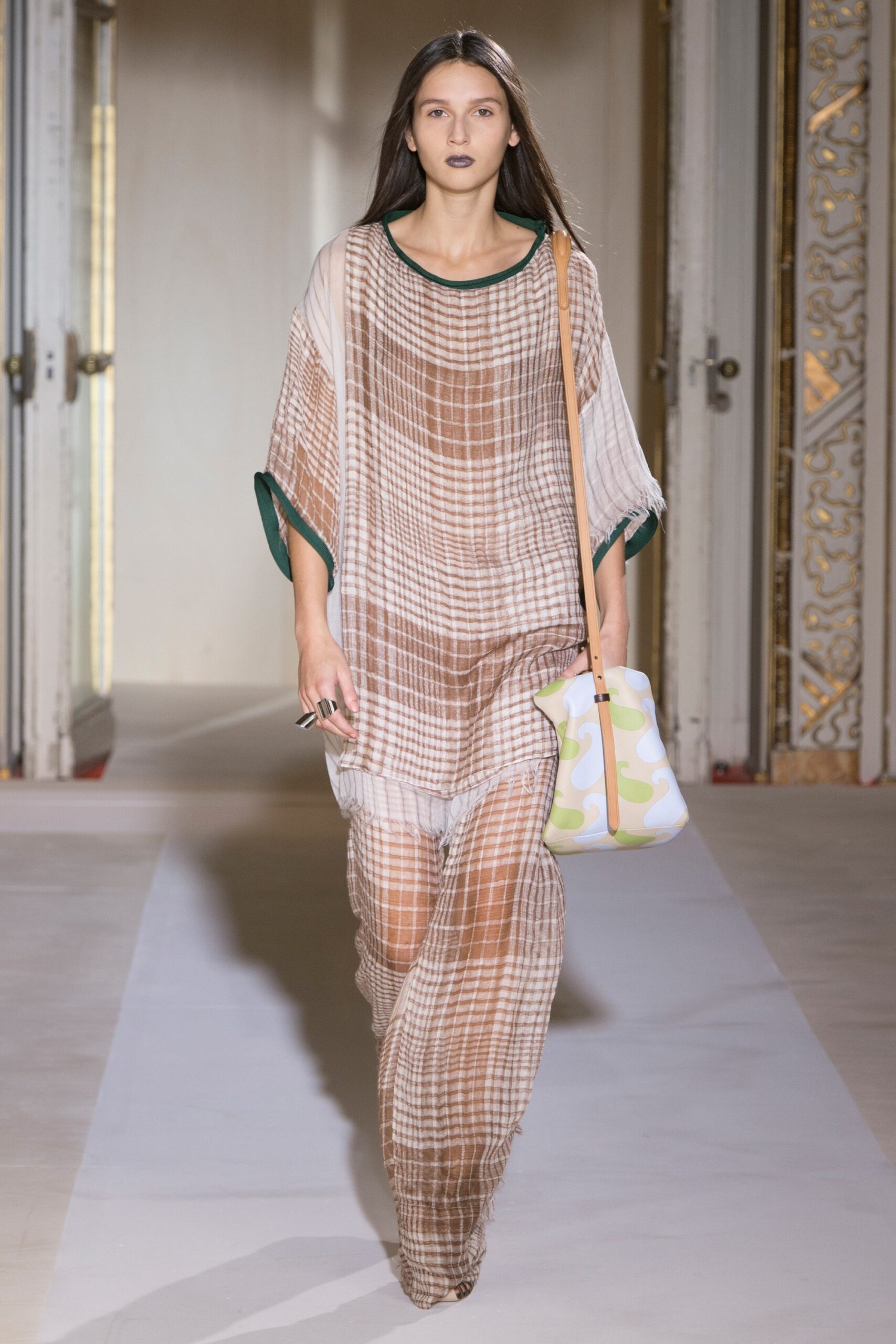 beige brown relaxed top and pants