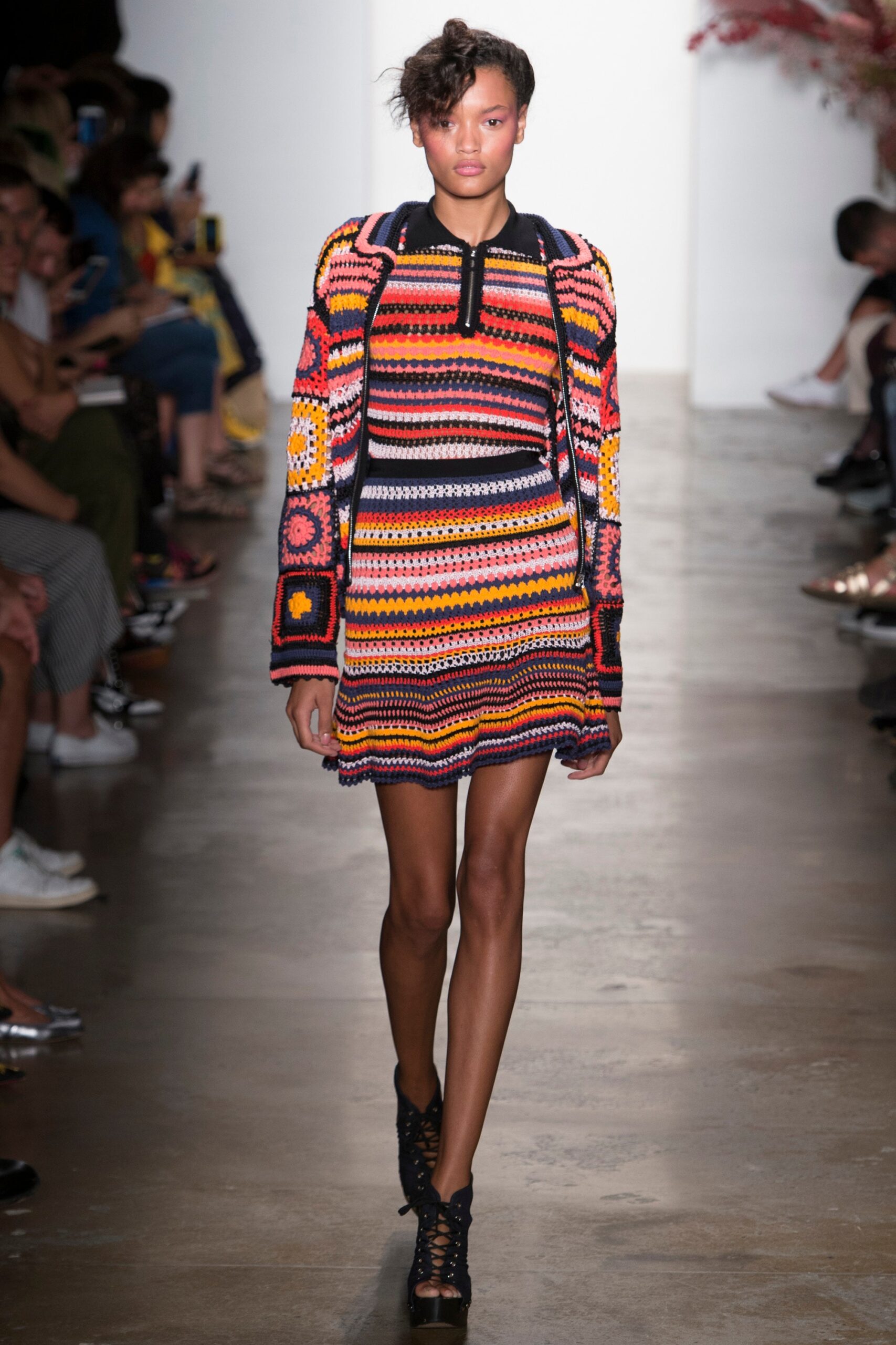 multi-colored sleeveless dress