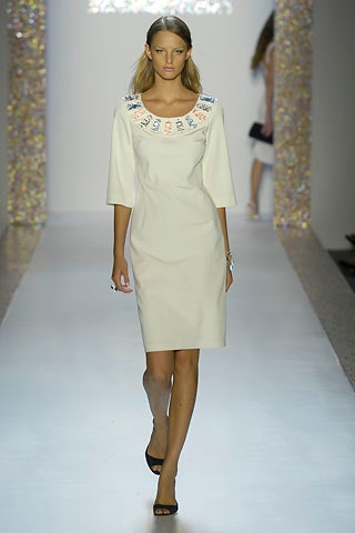 white fitted midi dress