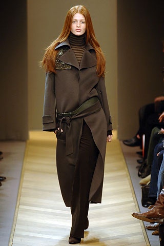 brown wool coat and pants