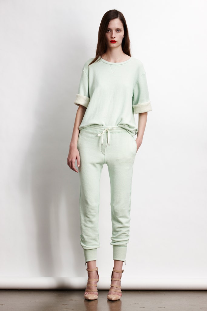 relaxed green cotton outfit