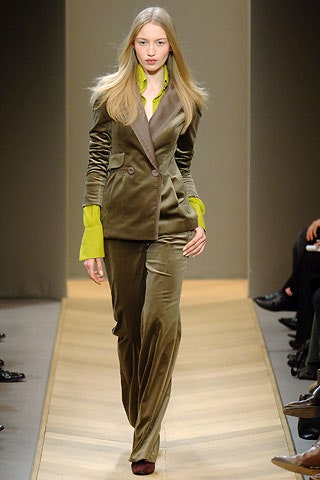 green velvet tailored suit