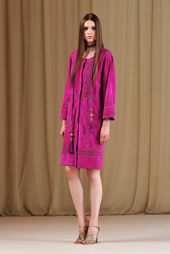pink silk relaxed dress