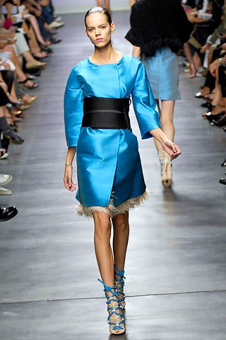 blue silk asymmetric mini dress
