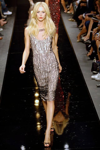 silver sequin fitted dress