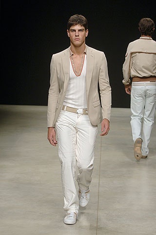 white leather shoes