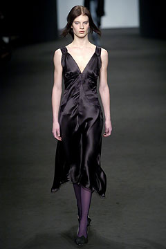 black silk sleeveless dress