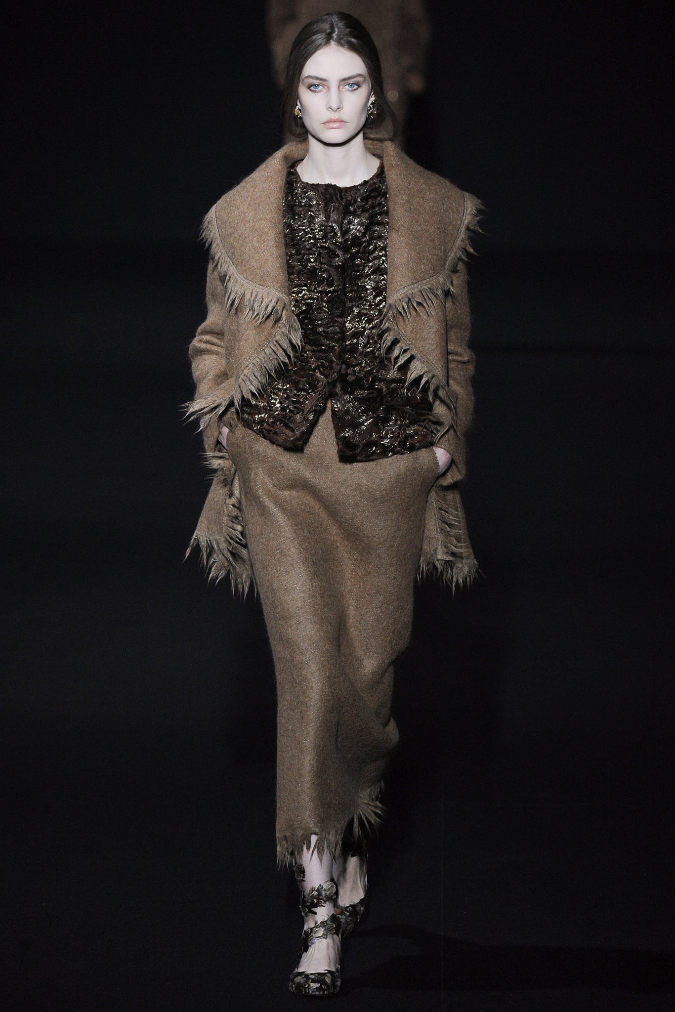 brown wool coat and blazer