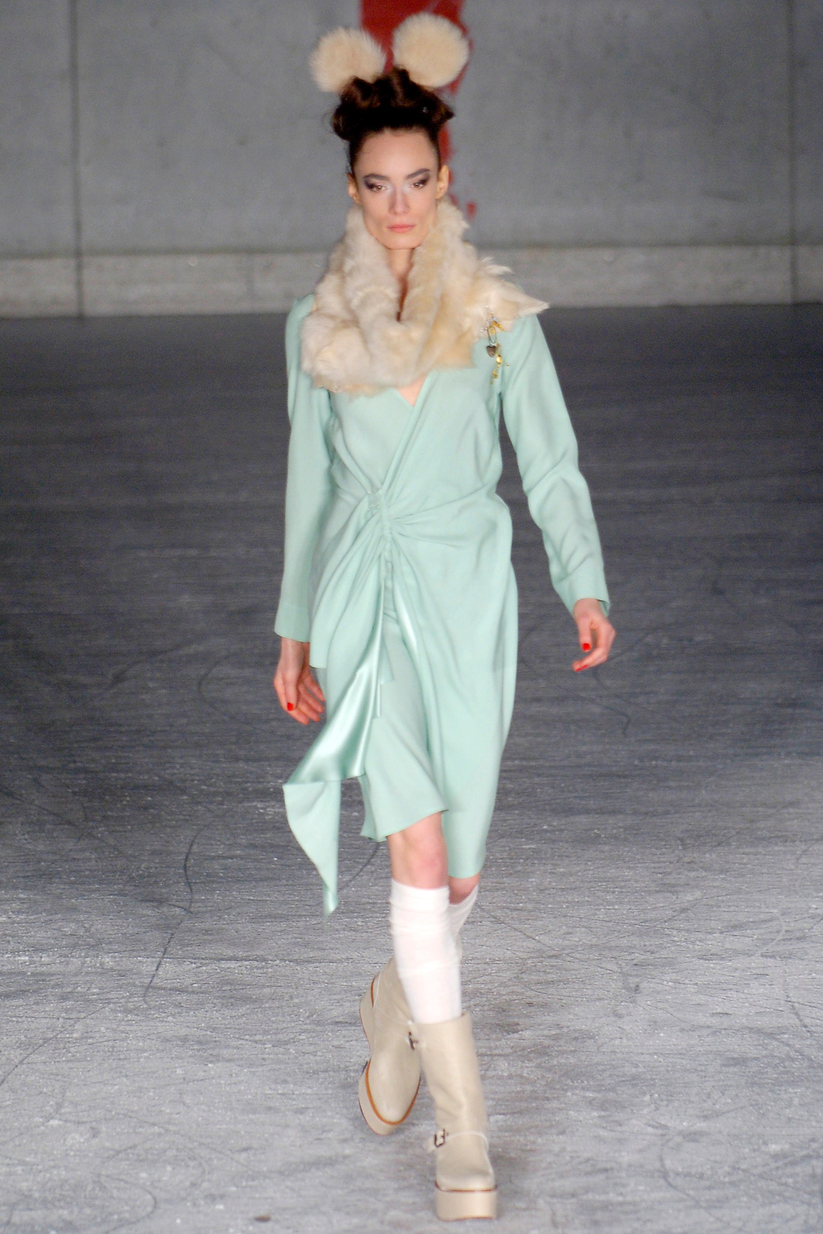 mint silk fitted midi dress