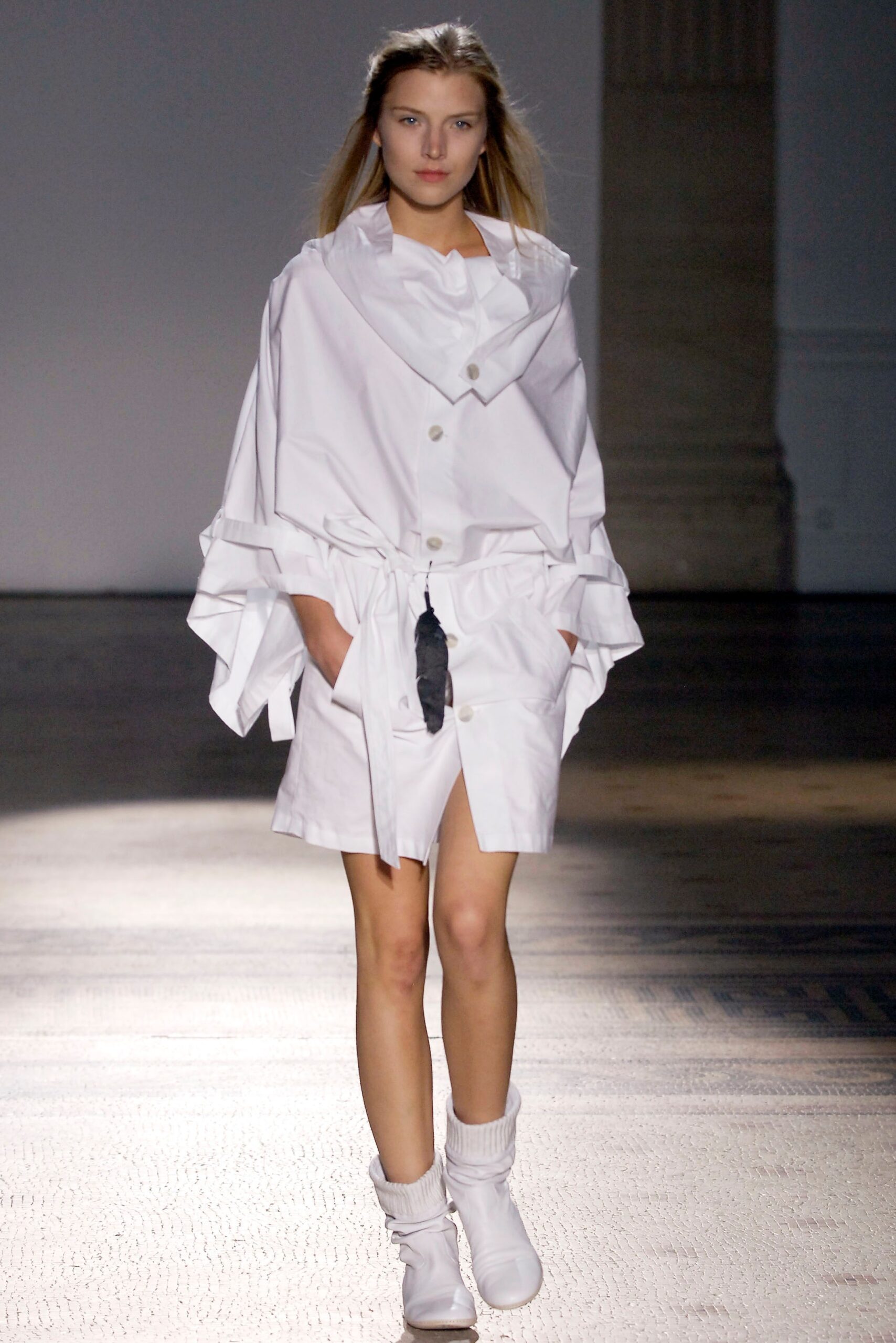 white relaxed cotton dress