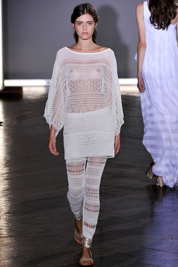 white cotton off-shoulder relaxed layered sheer top