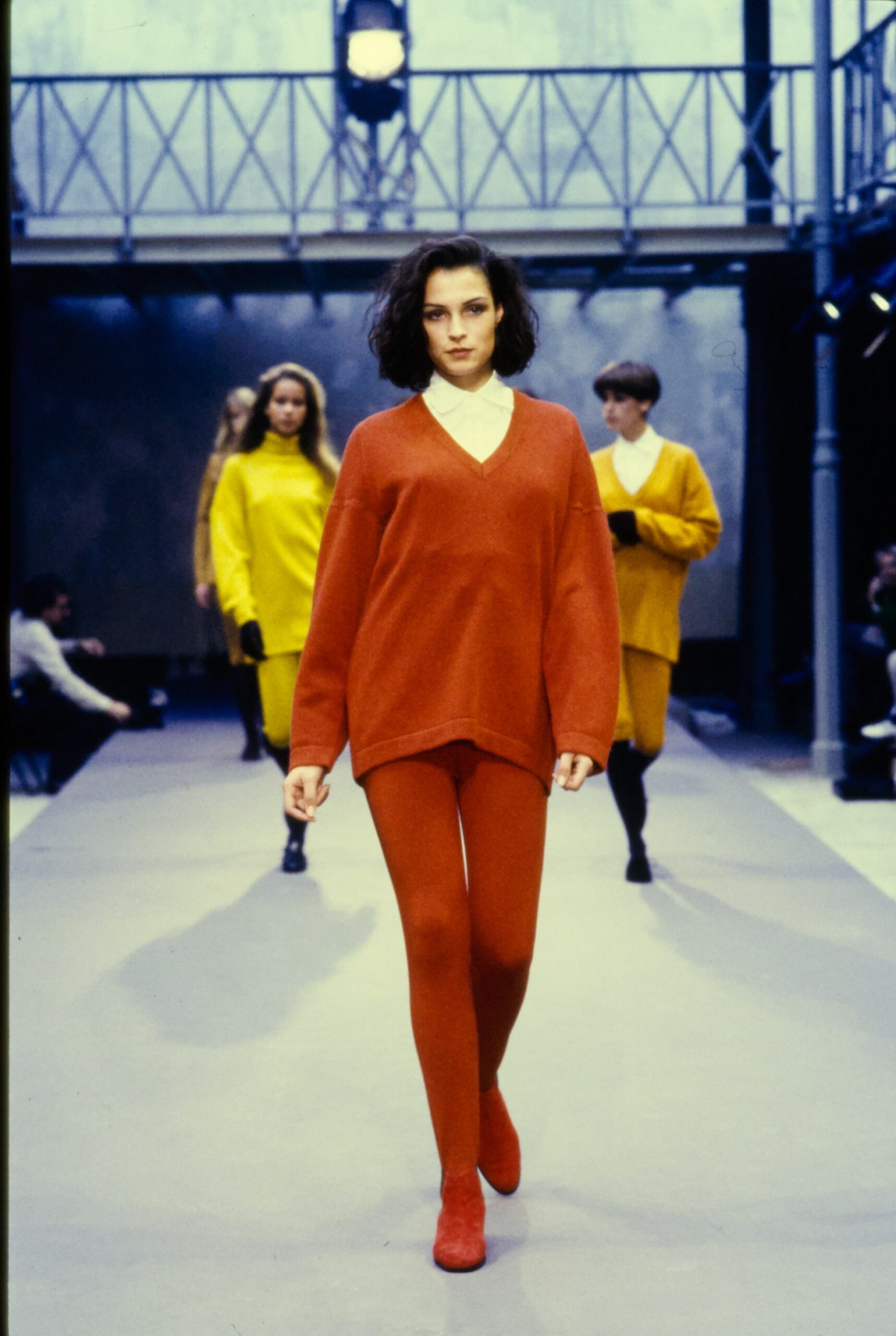 oversized red yellow green sweaters