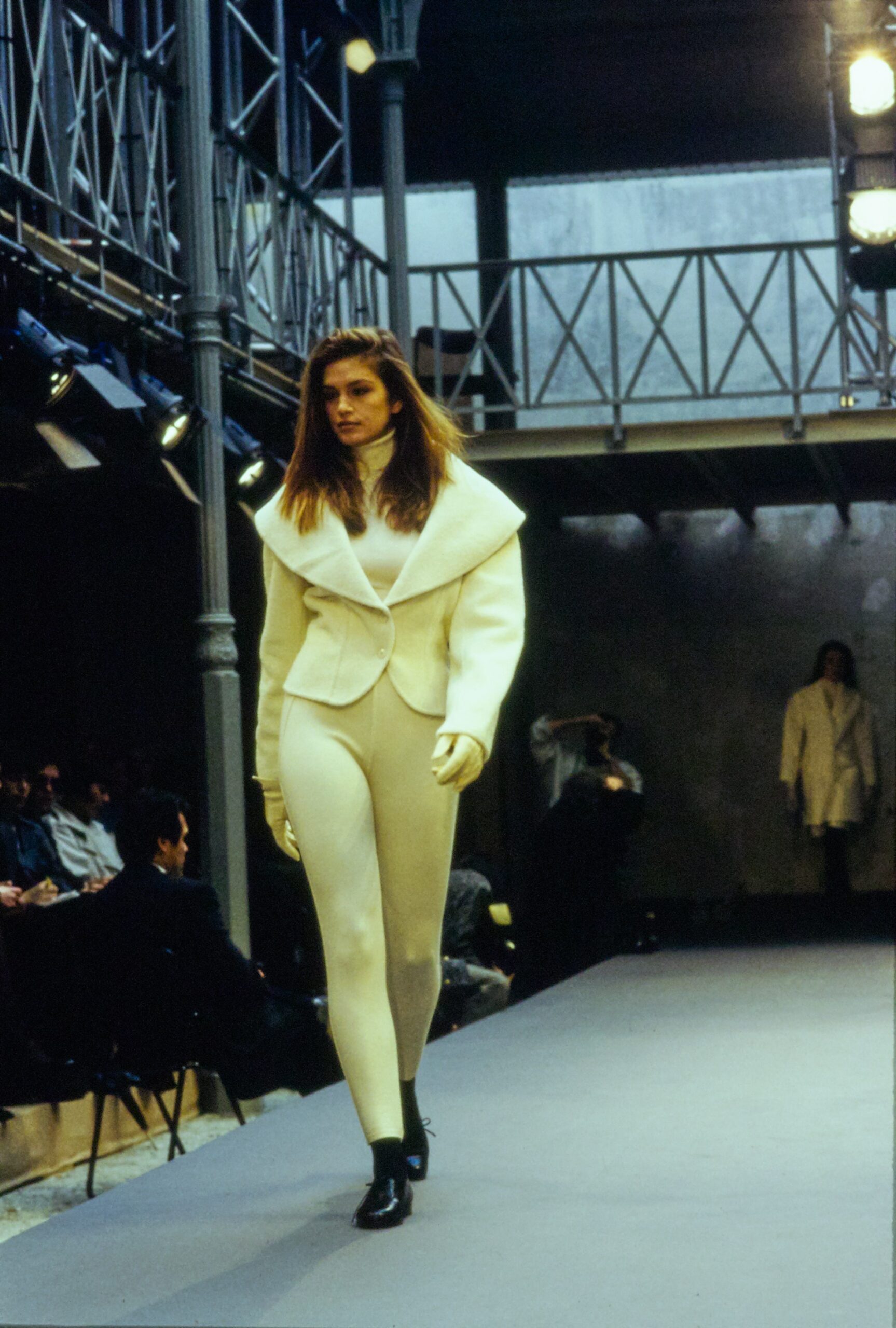 white fitted blazer and pants