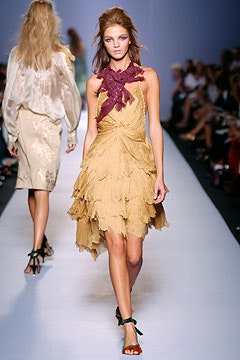 yellow silk sleeveless dress