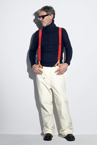 navy wool turtleneck sweater