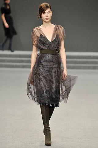 black pleated midi dress with belt