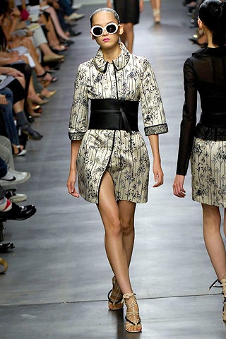 beige printed mini dress