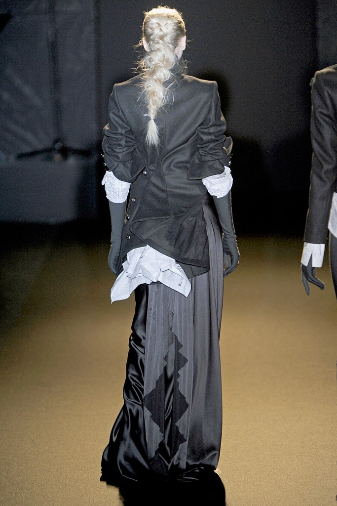 black fitted blazer and dress