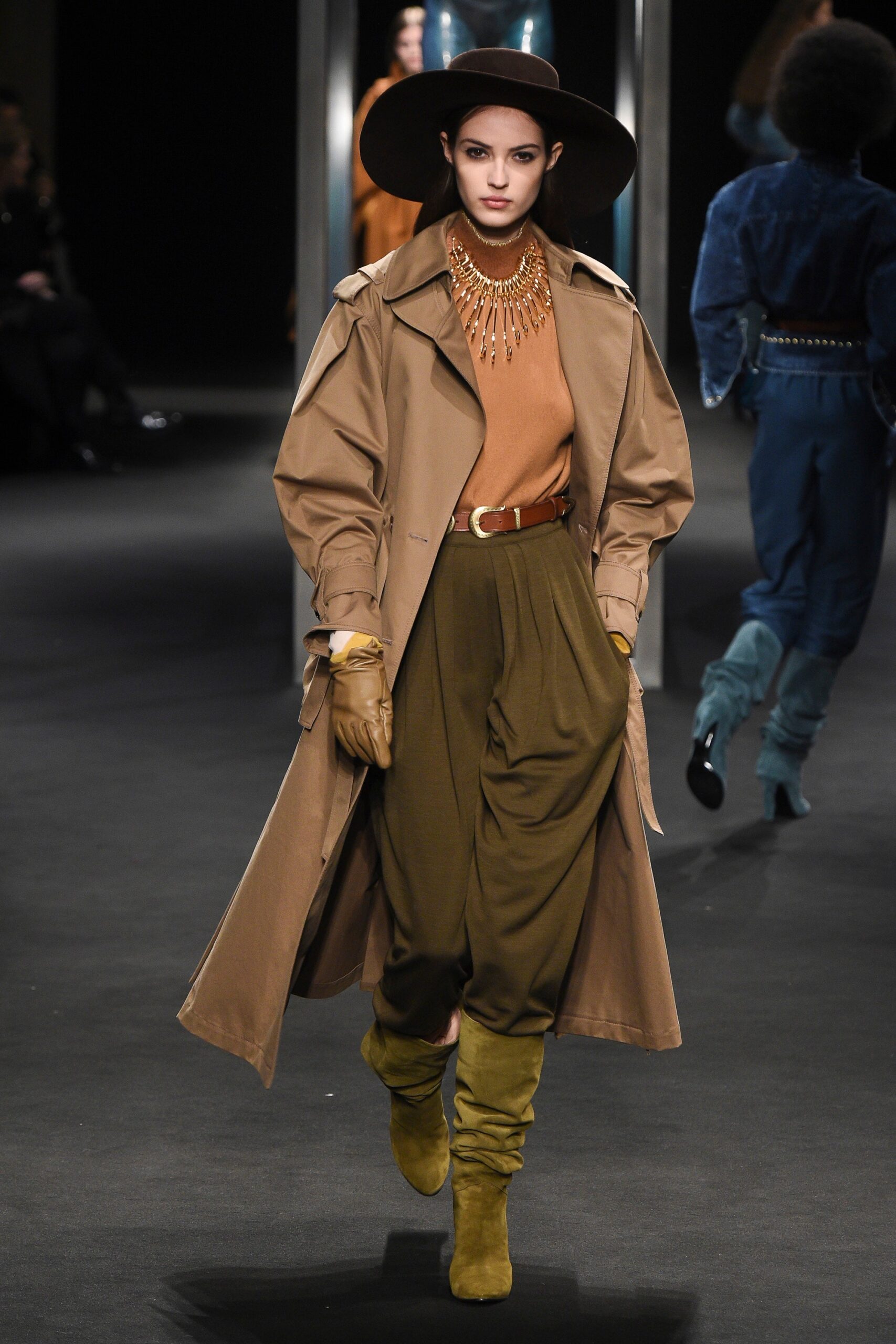 green suede boots