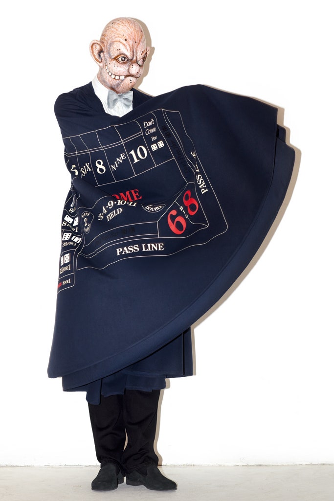 oversized blue cotton dress