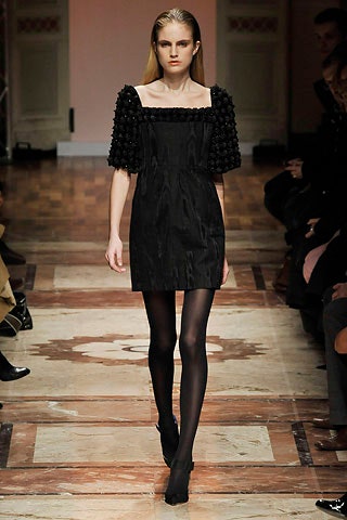 black silk mini dress
