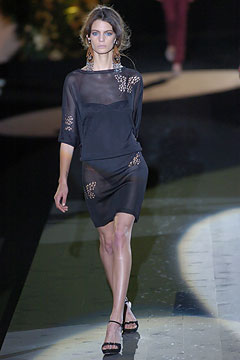black silk sleeveless dress