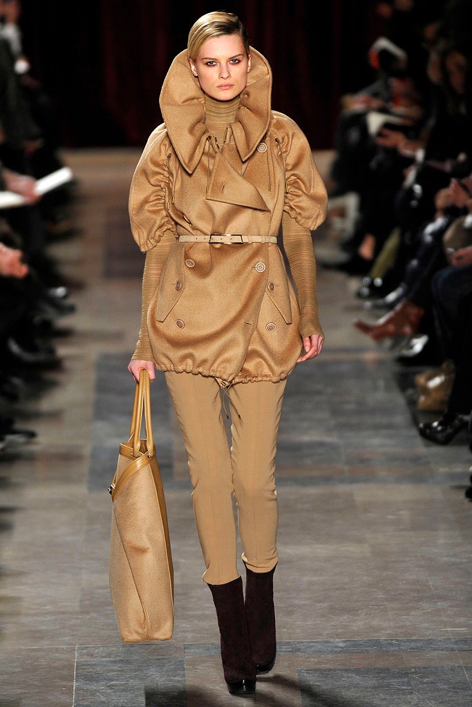 beige cotton long-sleeve collared fitted padded belted jacket