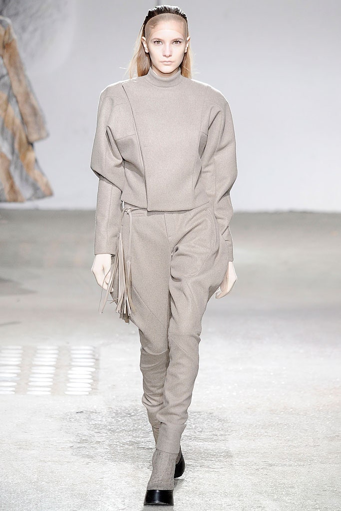 gray fitted jumpsuit