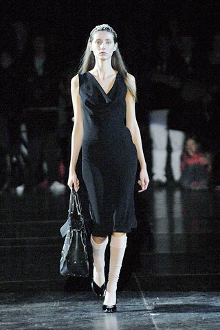 black leather bag
