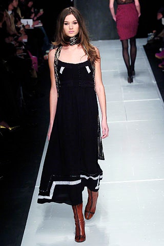 black maxi dress with scarf