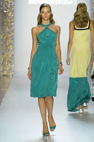 teal silk sleeveless dress
