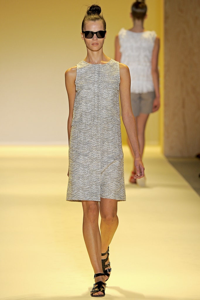 gray relaxed sleeveless dress