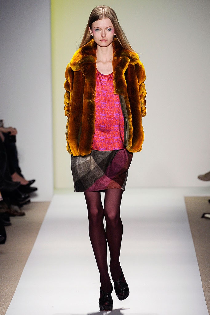 multi wool fitted pencil skirt