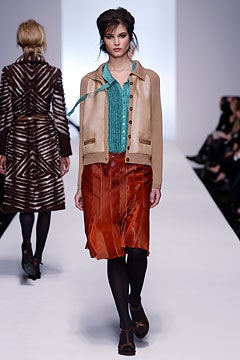 beige leather long-sleeve collared fitted buttoned jacket