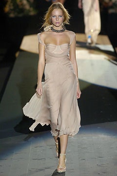 beige silk sleeveless dress