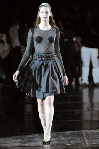 black silk relaxed tiered mini skirt