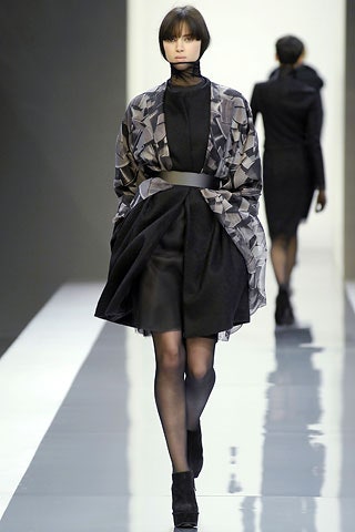 gray silk sleeveless relaxed layered cape