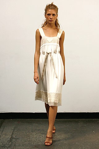 relaxed white cotton midi dress