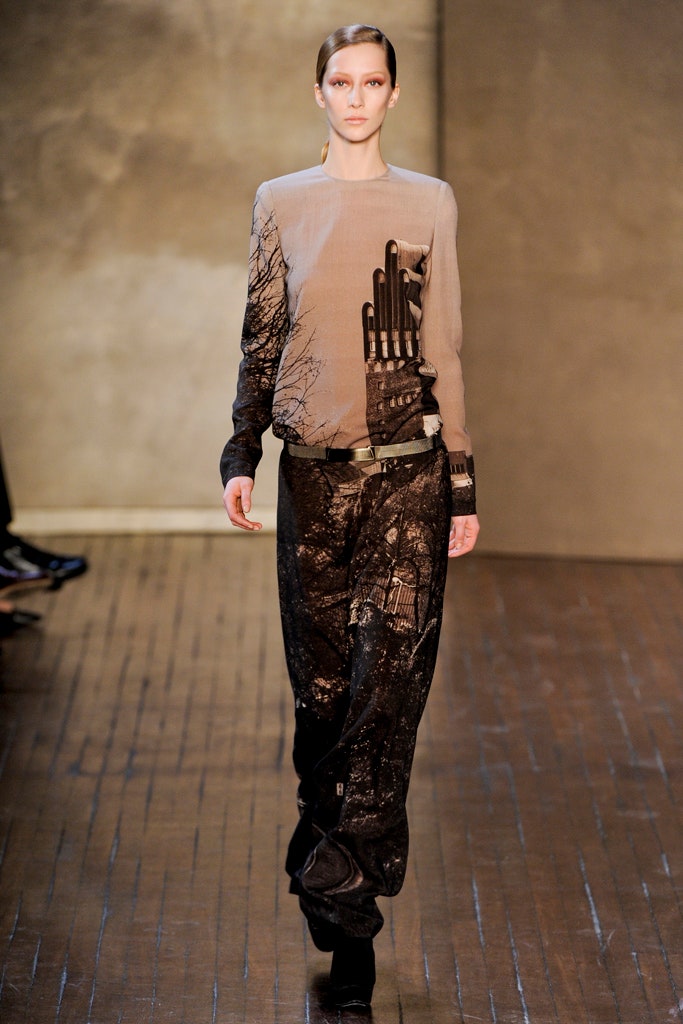 black silk relaxed straight-leg pants