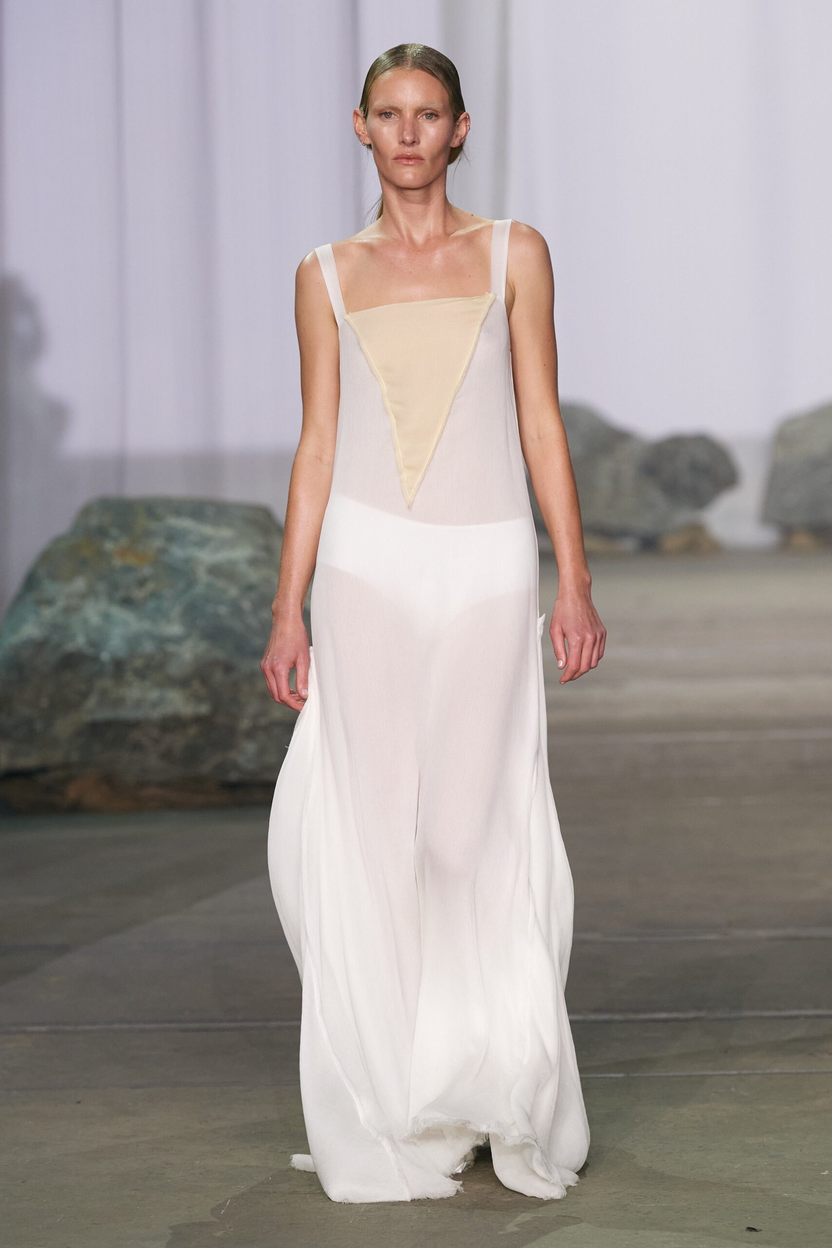 white silk sleeveless maxi dress