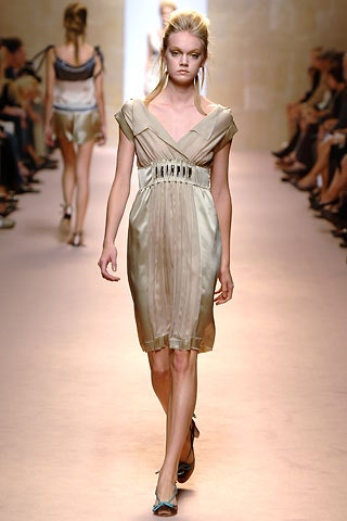 beige silk fitted mini dress