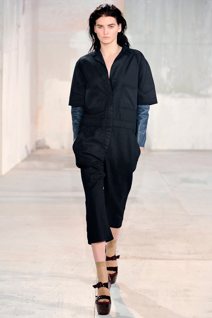 black fitted jumpsuit