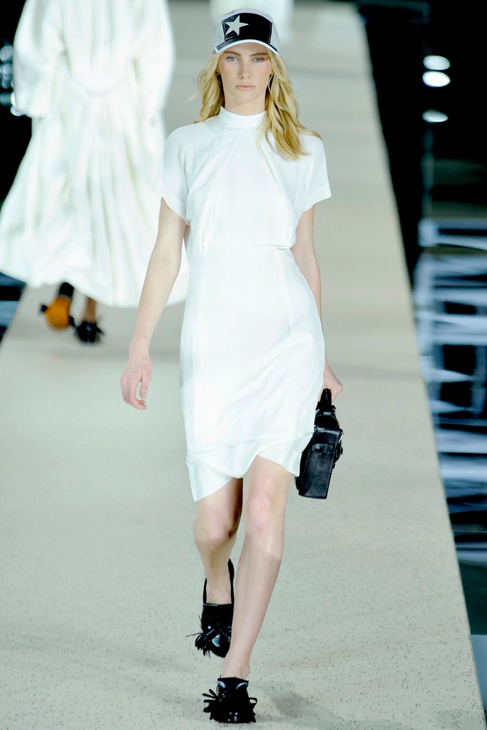 white fitted mini dress