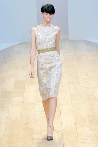 beige silk sleeveless dress