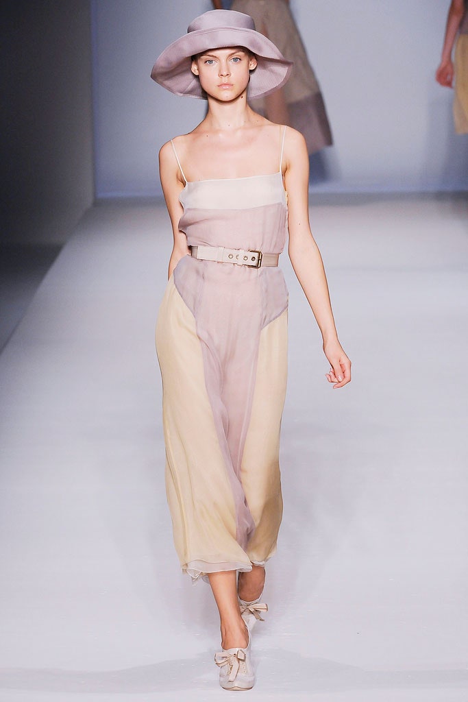 beige silk layered midi dress